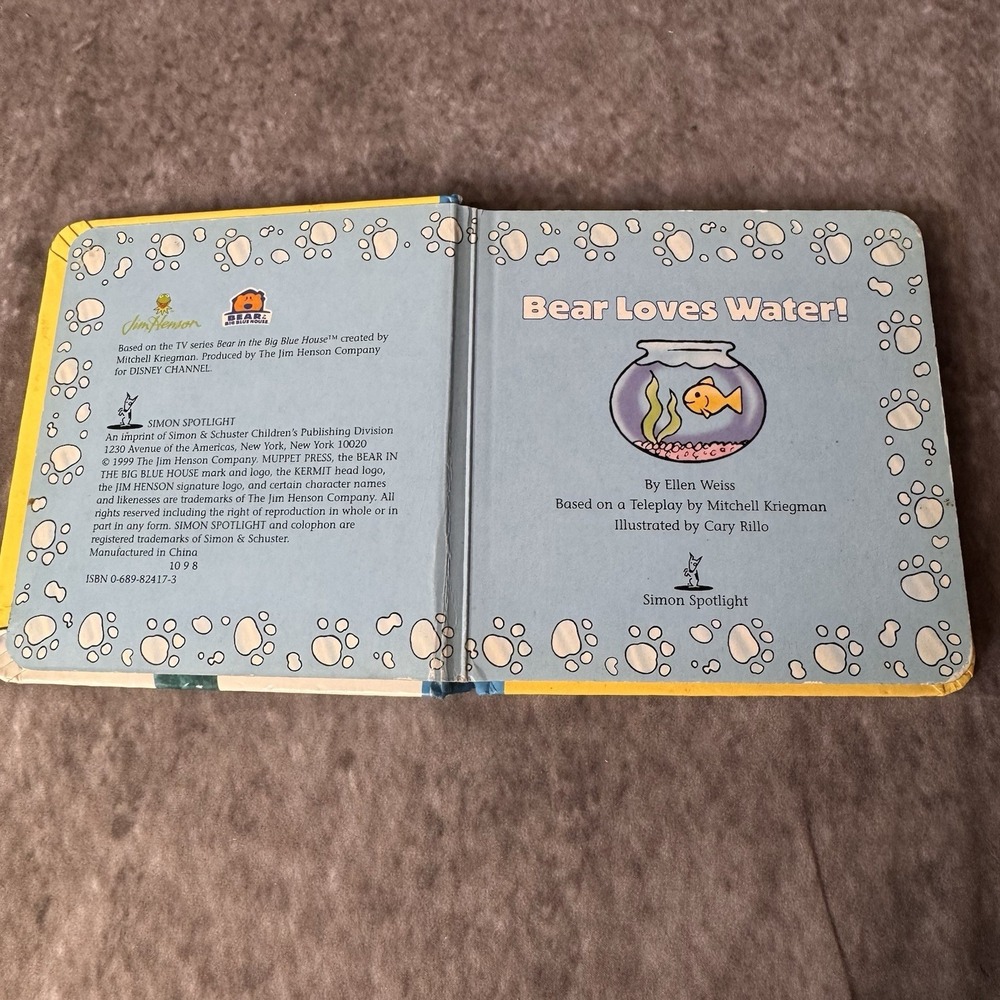 1999 Bear In The Big Blue House Pip & Pop 11" Plush Otters Mattel & Book - Picture 15 of 15